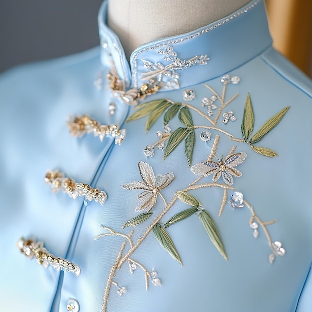 detal haftu na ubraniu